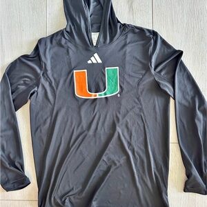 Adidas Charcoal Hoodie with Logo